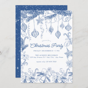 Whimsical Christmas  Party Invitation