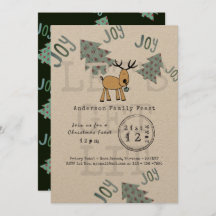 Whimsical Christmas Party Lets Get LIT Rustic