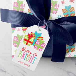 Whimsical Christmas Presents Gifts Gift Tags