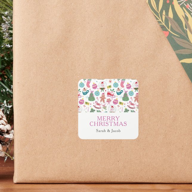 Whimsical Christmas Stickers (Bright, Whimsical Christmas Doodles Stickers a Joyful, Creative Holiday Look by Painted Paperie)