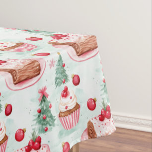 Whimsical Christmas Sweets Tablecloth