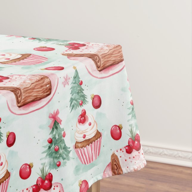 Whimsical Christmas Sweets Tablecloth (In Situ)
