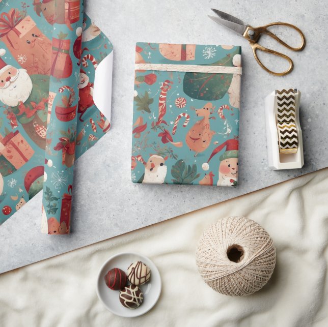 Whimsical Christmas Wrapping Paper (Crafts)