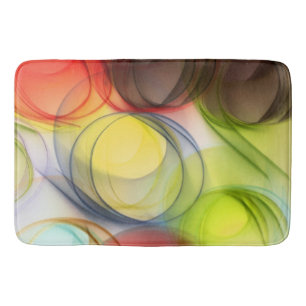 Whimsical Circles Bath Mat – Playful & Plush