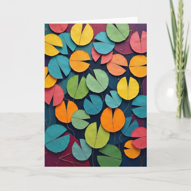 Whimsical Circles Birthday Card (Front)