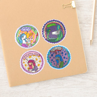 Whimsical Classroom Rewards Sticker Sheet