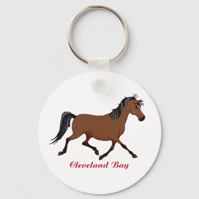 Whimsical Cleveland Bay Key Ring (Front)