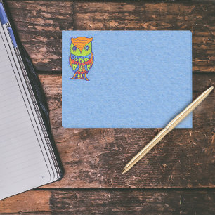 Whimsical Colourful Fantasy Owl Post-it Notes