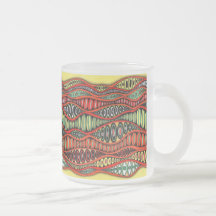 Whimsical Colourful Neurographic Waves Geometric P