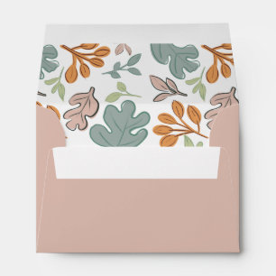 Whimsical Colourful Pastel Fall Pattern  Envelope