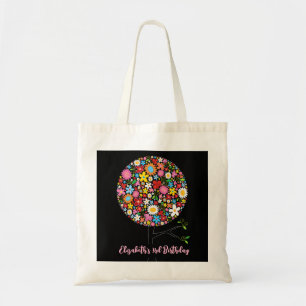 Whimsical Colourful Spring Flowers Pop Tree Bloom Tote Bag