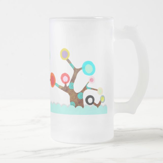 Whimsical Colourful Tree Mug (Right)