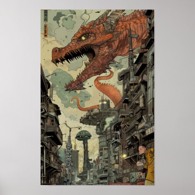 Whimsical Comic Vignettes Collage Poster (Front)