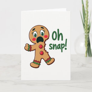 Whimsical Cookie Christmas Card