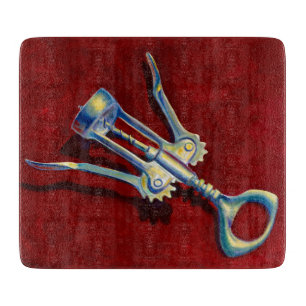 Whimsical Corkscrew Cutting Board