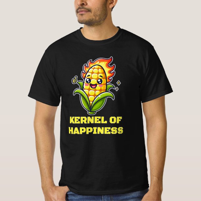 Whimsical Corn Lover Designs for Fans T-Shirt (Front)