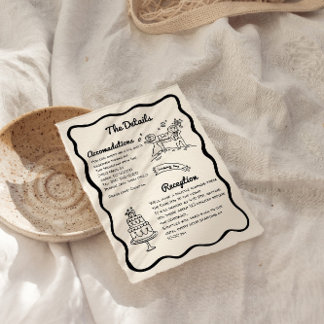 Whimsical cosmic space The details Enclosure Card