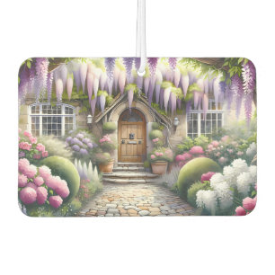 Whimsical Cottage Garden Pathway Car Air Freshener