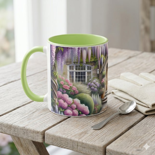 Whimsical Cottage Garden Pathway Mug (Whimsical Cottage Garden Pathway Mug)
