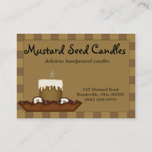 Whimsical Country Candle Business Card