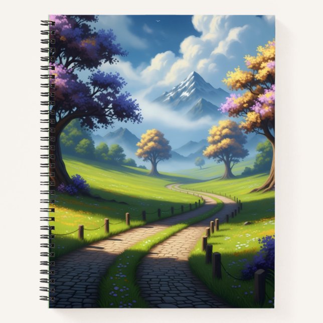 Whimsical Countryside Notebook (Front)