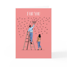 Whimsical Couple "For You I'd Steal the Stars"