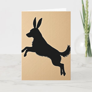 Whimsical Creature Jump Card