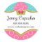 Whimsical Cupcake Bakery Box Seals