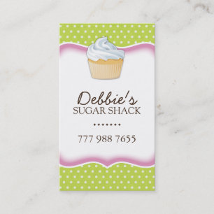 Whimsical Cupcake Business Cards