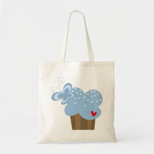Whimsical Cupcakes Tree Butterflies Sweet Birthday Tote Bag
