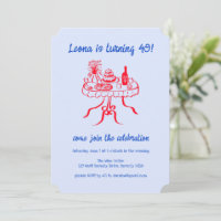 Whimsical Cute Buffet Picnic Custom Birthday Party