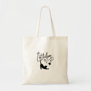 Whimsical Cute Cat Mum Tote Bag