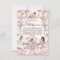 Whimsical Cute Fairies Birthday Wildflower Garden