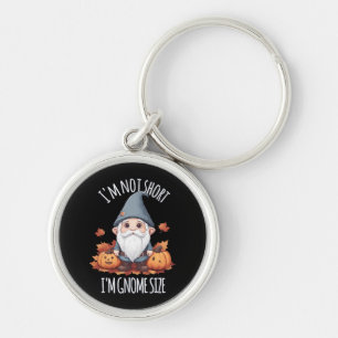 Whimsical Cute Gnome in Autumn Key Ring