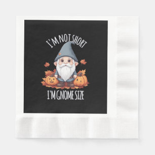 Whimsical Cute Gnome in Autumn Napkin