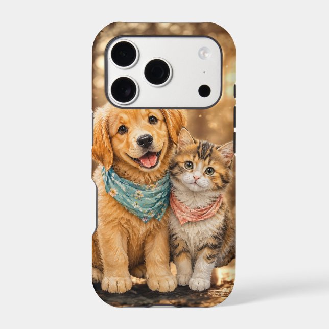 Whimsical Cute Pet Nature illustration iPad | (Back)