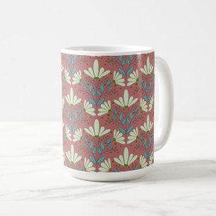 Whimsical daisy dreams floral mug