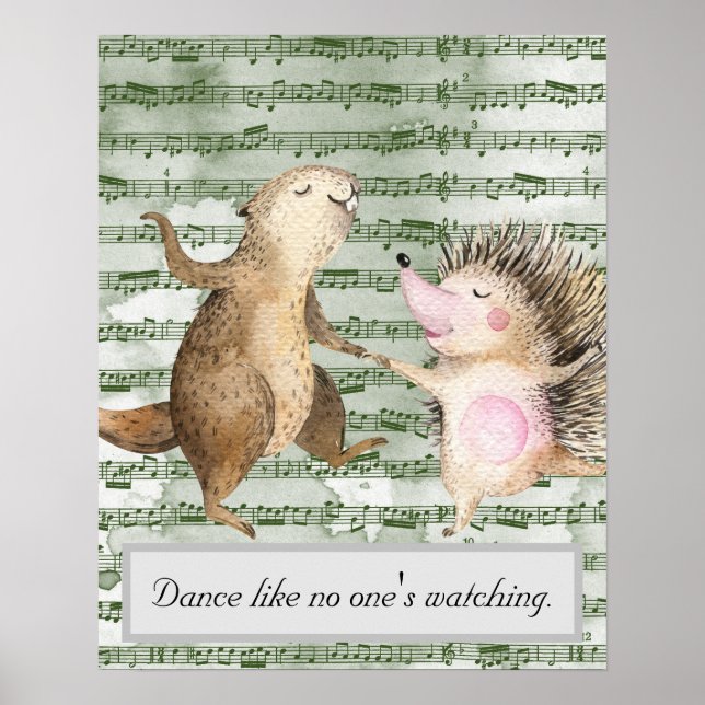 Whimsical Dance Like No One's Watching Poster (Front)