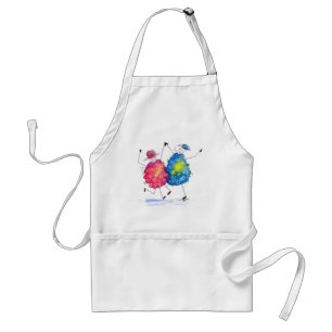 Whimsical Dancing Sheep Standard Apron