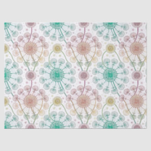 Whimsical Dandelion Breeze – Pastel Botanical Tissue Paper