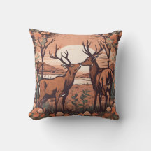 Whimsical Deer Grazing D4