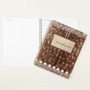 Whimsical deer planner