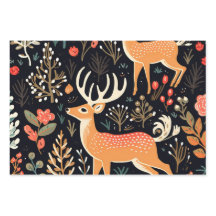 Whimsical Deer Wrapping Paper