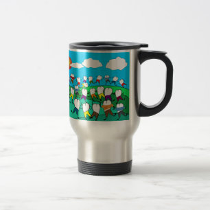Whimsical Dental  Tooth Art Gifts Travel Mug