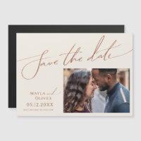 Whimsical Desert | Beige Horizontal Save The Date