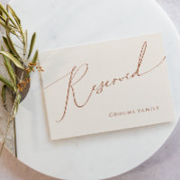 Whimsical Desert | Beige Reserved Sign