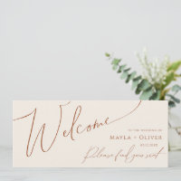 Whimsical Desert | Beige Seating Chart Header