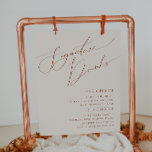 Whimsical Desert | Beige Signature Drinks Sign<br><div class="desc">This whimsical desert | beige signature drinks sign is perfect for your simple rustic western beige and terracotta earth tones wedding. The neutral earthy boho colour palette is vintage southwestern with a modern retro feel. The script is a delicate minimalist handwritten calligraphy that is quite elegant and romantic. The product...</div>