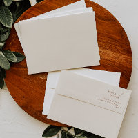 Whimsical Desert | Beige Wedding Invitation