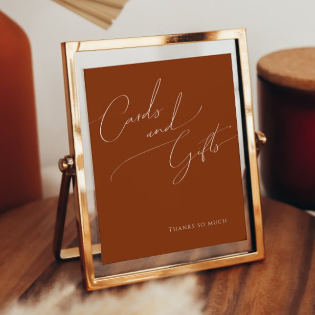 Whimsical Desert | Terracotta Cards and Gifts Sign (Creator Uploaded)
